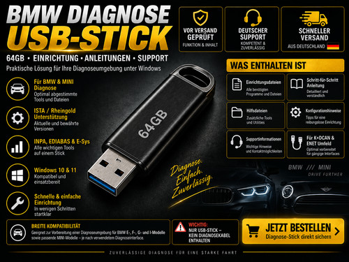 Bmw diagnose usb stick 64gb - bmw, usb-stick